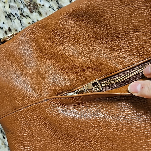 Coach Peppled Leathet Purse, Camel excellent condition - Picture 3 of 6